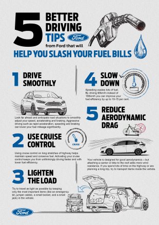 Fuel Efficiency Tips Infographic