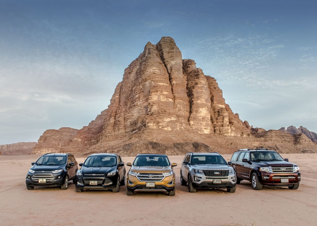 Ford follows path of T.E. Lawrence - Wadi-e-Rum - Photography