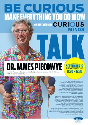 Be curious with Dr. James Piecowye