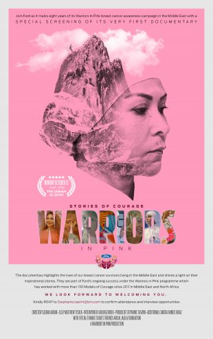 Ford motor company's Warriors in pink 2018 campaign cover